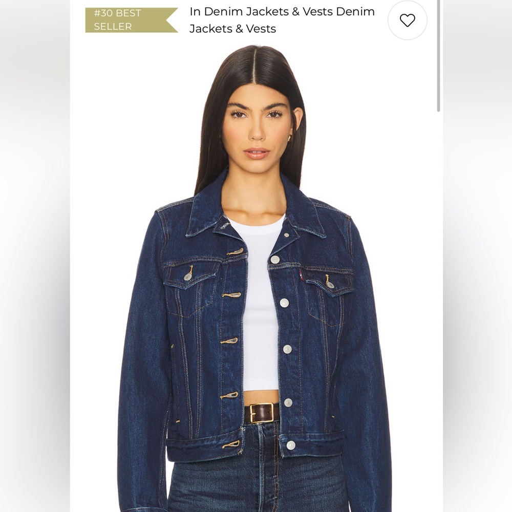 Levis Trucker Jean Jacket Womens Small